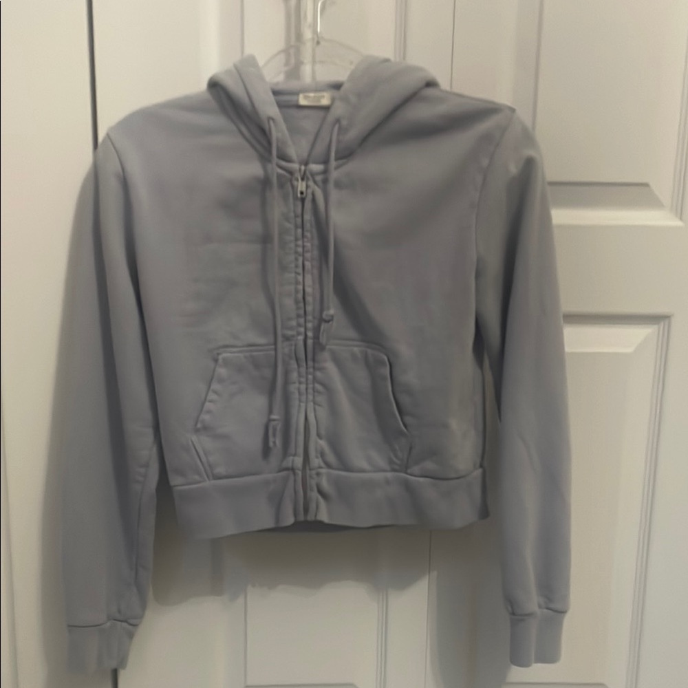 Brandy Melville baby blue Crystal Hoodie